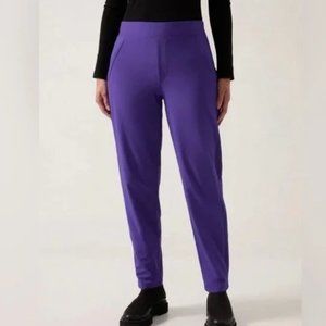 NWOT Athleta purple Brooklyn lined pant size 12 Never Worn